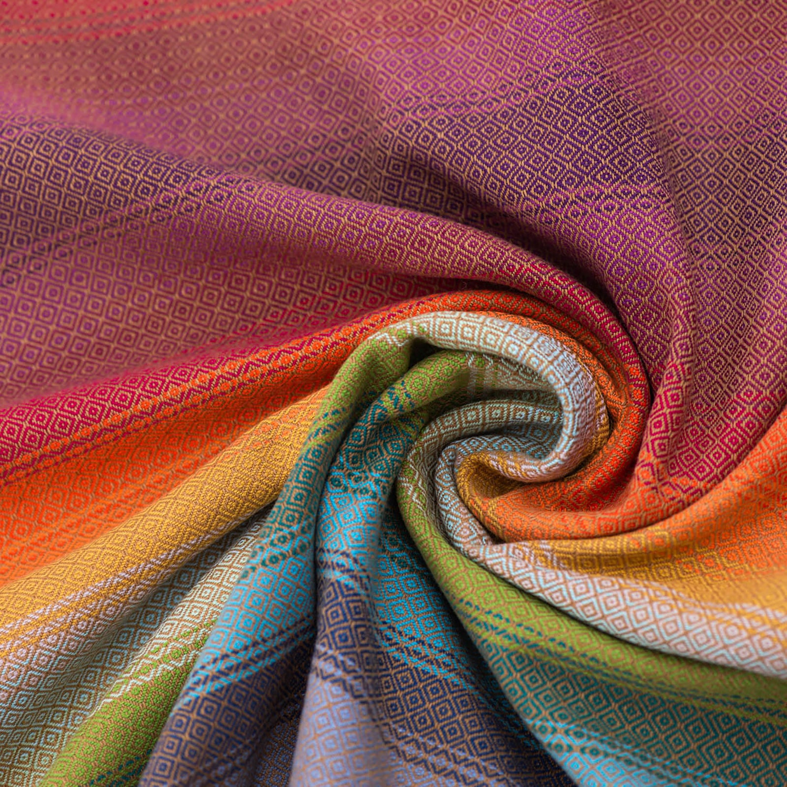 Tragetuch Boy or Girl Diamant Tragebild mit Baby am Strand